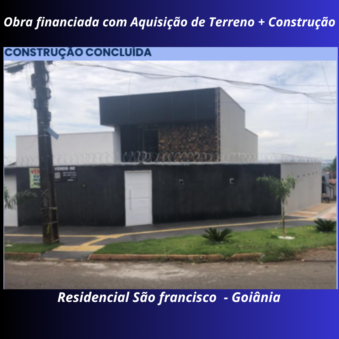 Construção concluída no Residencial São Francisco, Goiânia